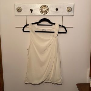 Express cream tank top